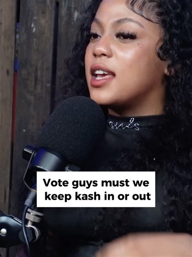 Vote guys must we keep kash in or out
