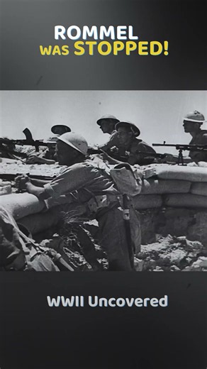 The Battle That Ended Rommel's Advance #ww2 #history #military #army #rommel #hitler #germany