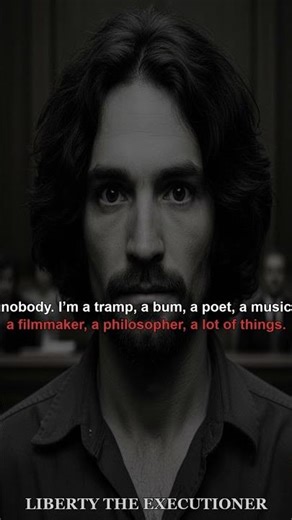 Charles Manson: 'I'm nobody...'