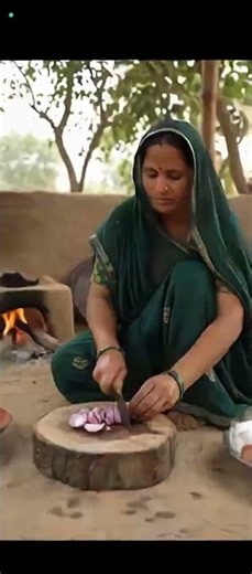 Bhindi Fry on Clay Chulha 🍲 | Village Cooking