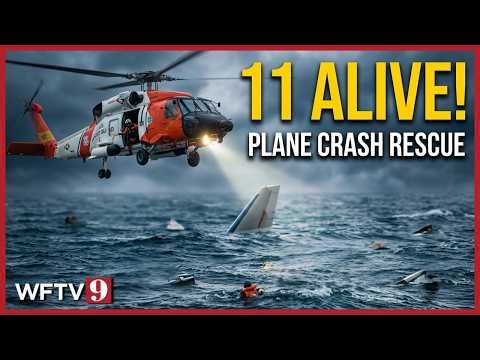 Coast Guard Rescues 11 People From Atlantic Plane Crash