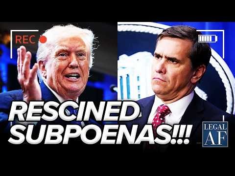 Trump DOJ RUNS SCARED as Grand Jury SCHEME BACKFIRES!!