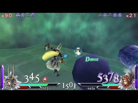 LVL 100 Onion Knight Vs LVL 30 Warrior of Light - Final Fantasy Dissidia 012