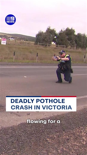 A 71-year-old motorcyclist has died after striking a pothole in regional Victoria, intensifying calls for urgent action on the state's deteriorating roads. #9News