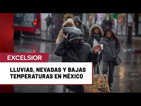 Frente frío 'congelará' México este fin de semana