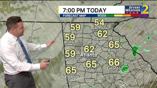 Severe weather to clear out throughout the evening