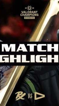 PRX vs. LOUD | MATCH HIGHLIGHTS | VALORANT Champions Shanghai - Playoffs Stage #shorts