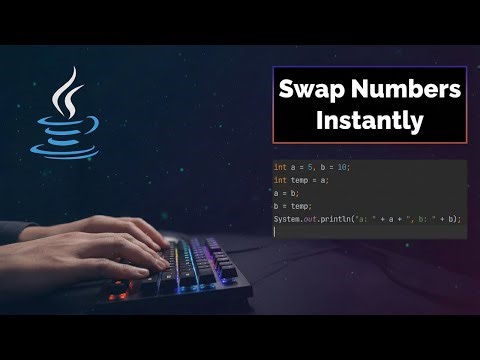 8 Java Program to Swap Two Numbers