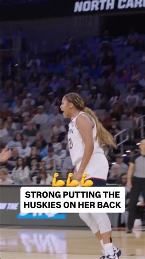 🔥 Sarah Strong buckets | UConn Huskies March Madness NCAA Tournament women's college basketball