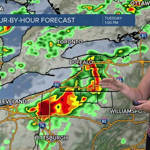 Aaron's Monday Forecast: Mostly sunny and pleasant with highs in the upper 70s