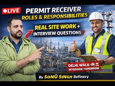 🔴 LIVE: Permit Receiver Roles & Responsibilities | Real Site Work PR Duties in Oil & Gas Shutdown