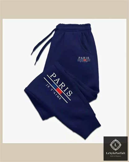 Sporty Casual Men Jogger Pants - Mid Rise Drawstring