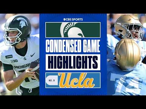 Michigan State Spartans vs. No. 9 UCLA Bruins College Football Highlights | Week 8 Condensed Game