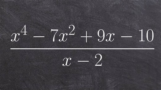 Learn how to use long division to divide two polynomials