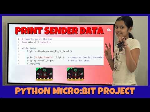 Micro:bit Send Data to Computer! Python Tutorial for Beginners
