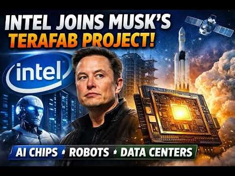 Intel Joins Elon Musk’s Terafab Project | The Future of AI Chips, Robots and Data Centers Explained