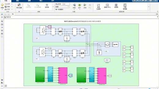 A82 MATLAB/Simulink构网型储能孤岛双机并联仿真模型,附参考文献