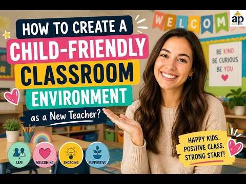 How to Create a Child-Friendly Classroom Environment as a New Teacher | Classroom Management Tips