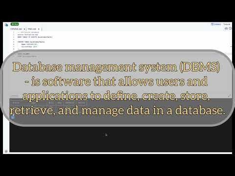 Database, DBMS, SQL, Table