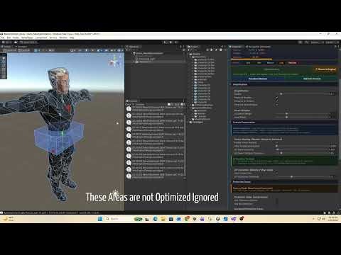 Optimize Mesh While Protect specific areas in unity