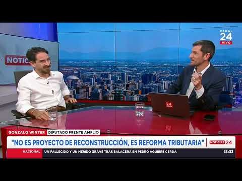 Winter critica Proyecto de Reconstrucción Nacional: "Es una mega reforma tributaria"
