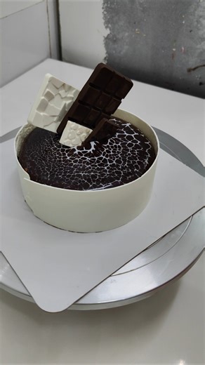 dome shape chocolate mirror glaze cake decorating ideas #mirrorglazecake #shorts #ytshorts #viral