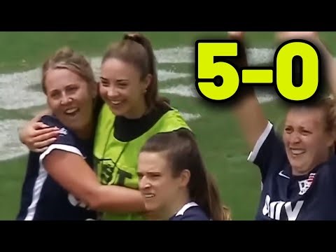 USA Women vs Teenage Boys (Say Word FC) 0-5 - All Goals & Highlights