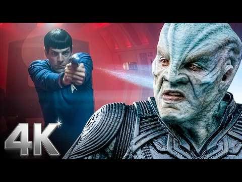 Kirk and Spock Fight to Survive Beyond the Stars | Star Trek Beyond |💥 4K