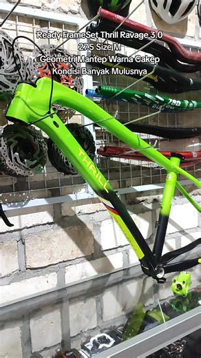 Ready FrameSet Thrill Ravage 3.0 27.5 Size M Geometri Mantep Warna Cakep Kondisi Banyak Mulusnya Sepeda Bekas & part