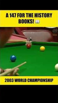 RONNIE'S LEGENDARY 147 BREAK 😱 | Crucible 2003