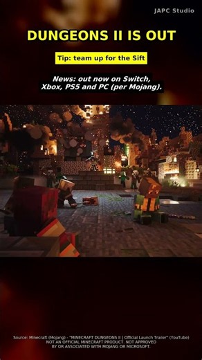 Minecraft Dungeons II Is OUT NOW