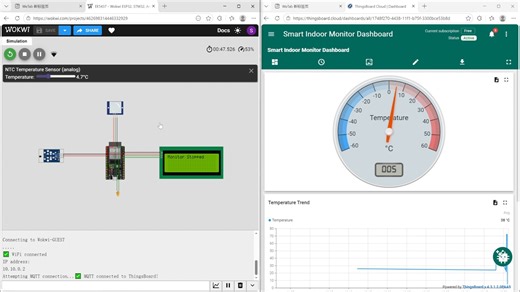 Smart Indoor Environment Monitoring & Control System Demo