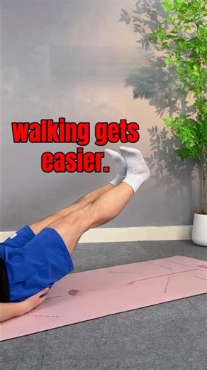 If you can do this, walking gets easier.