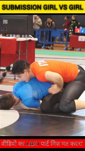 Girl vs Girl Submission Grappling 🔥 Intense Fight Finish | BJJ Match #Shorts #bjj #bjjwiki