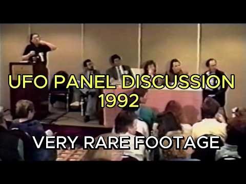 UFO Panel Discussion 1992 (VERY RARE FOOTGE) - Vladimir Terziski & Linda Howe - Plus More Guests.