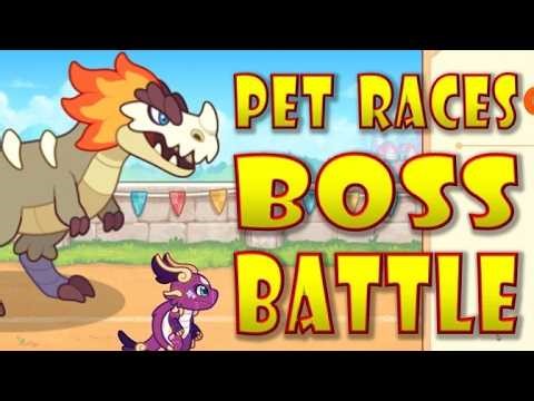 INSANE Boss Battle in Pet Races!!! Prodigy Math Game!!!