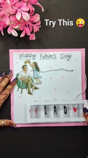 👑 Make DAD Feel Special! 💓 DIY Fathers Day Card!