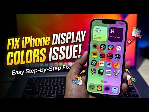 How To Fix iPhone Display Color Issue - Step by Step 