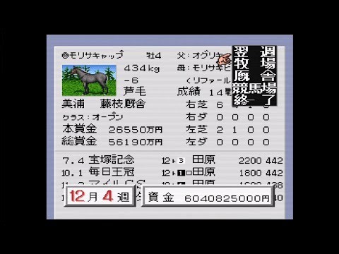 空手家おじさんが【SFC】ダービースタリオン96非公式種牡馬を使って全G1を制覇#37