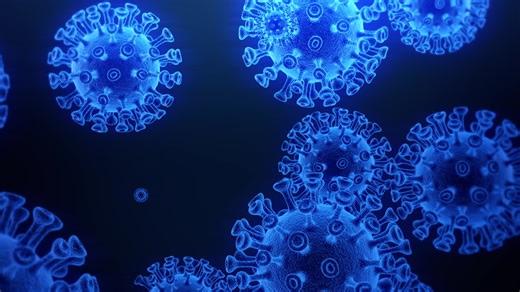 Animation of coronavirus covid19 3D background loop | Premium Stock Video Footage