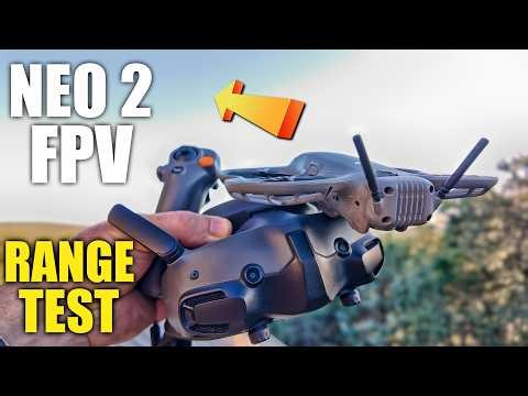 DJI NEO 2 FPV Range Test with Goggles 3 + Motion 3 - How Far Will it Go?!