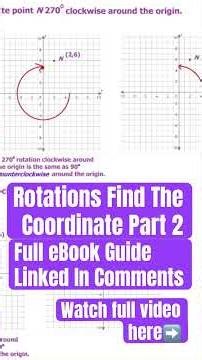 Rotations Find The Coordinates Part 2