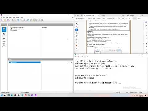 Information Technology- Grade 10- Practical file-Create Query using Design view in Libreoffice base