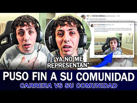 CARRERA ENDED HIS COMMUNITY AND CONTROVERSY ERUPTED: "They no longer represent me"