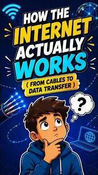 How the internet actually works (from cables to data transfer)#facts #internet#education#engineering