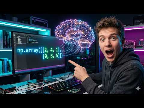 NumPy Basics You Actually Need for AI (Powerful library)