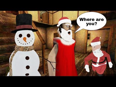 Granny V1.8.8 Christmas Theme In Invisible Glitch