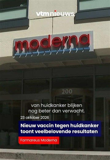 Farmareus Moderna ontwikkelde een nieuw vaccin tegen huidkanker dat betere resultaten oplevert dan verwacht. Het vaccin verhindert in 42 procent van de gevallen dat een behandeld melanoom terugkeert. Het Amerikaanse geneesmiddelenagentschap moet het vaccin nog goedkeuren. Mogelijk wordt het vanaf volgend jaar beschikbaar. #vtm #vtmnieuws #vaccin #kanker #viral