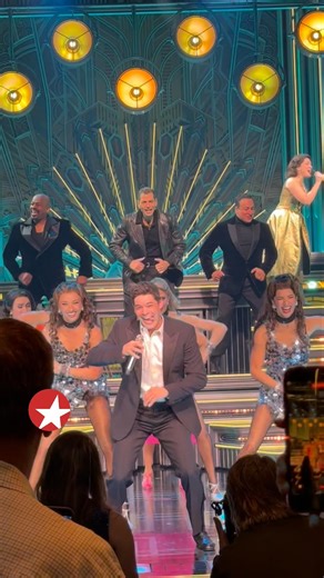 Jeremy Jordan sings “Splish Splash” in his first JUST IN TIME performance on Broadway as Bobby Darin