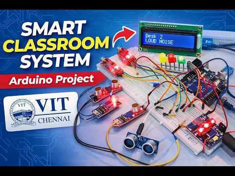 Smart Classroom Attention Monitoring System | Arduino Project | VIT Chennai